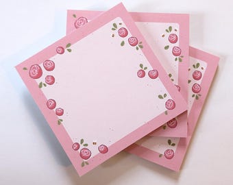 Flowery notepad