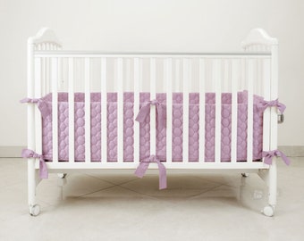 quilted crib bumper
