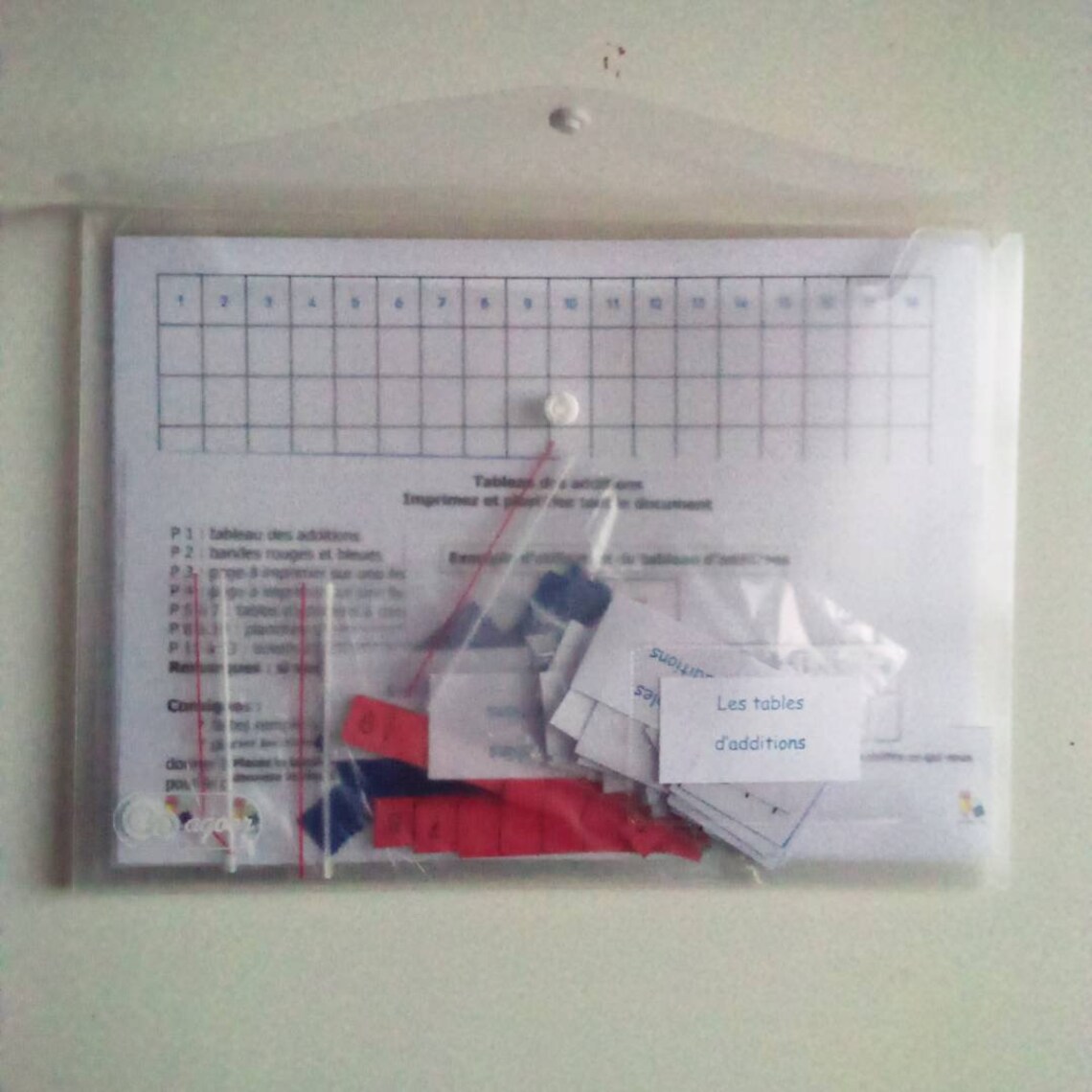 The addition tables ready-to-use pedagogical sheet | Etsy