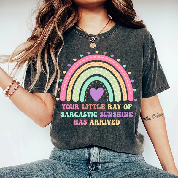 Your Little Ray of Sarcastic Sunshine Has Arrived, Sarcastic Shirt, Gift for Friends, Sunshine Shirt, New Mom Gift, Pregnancy Announcement