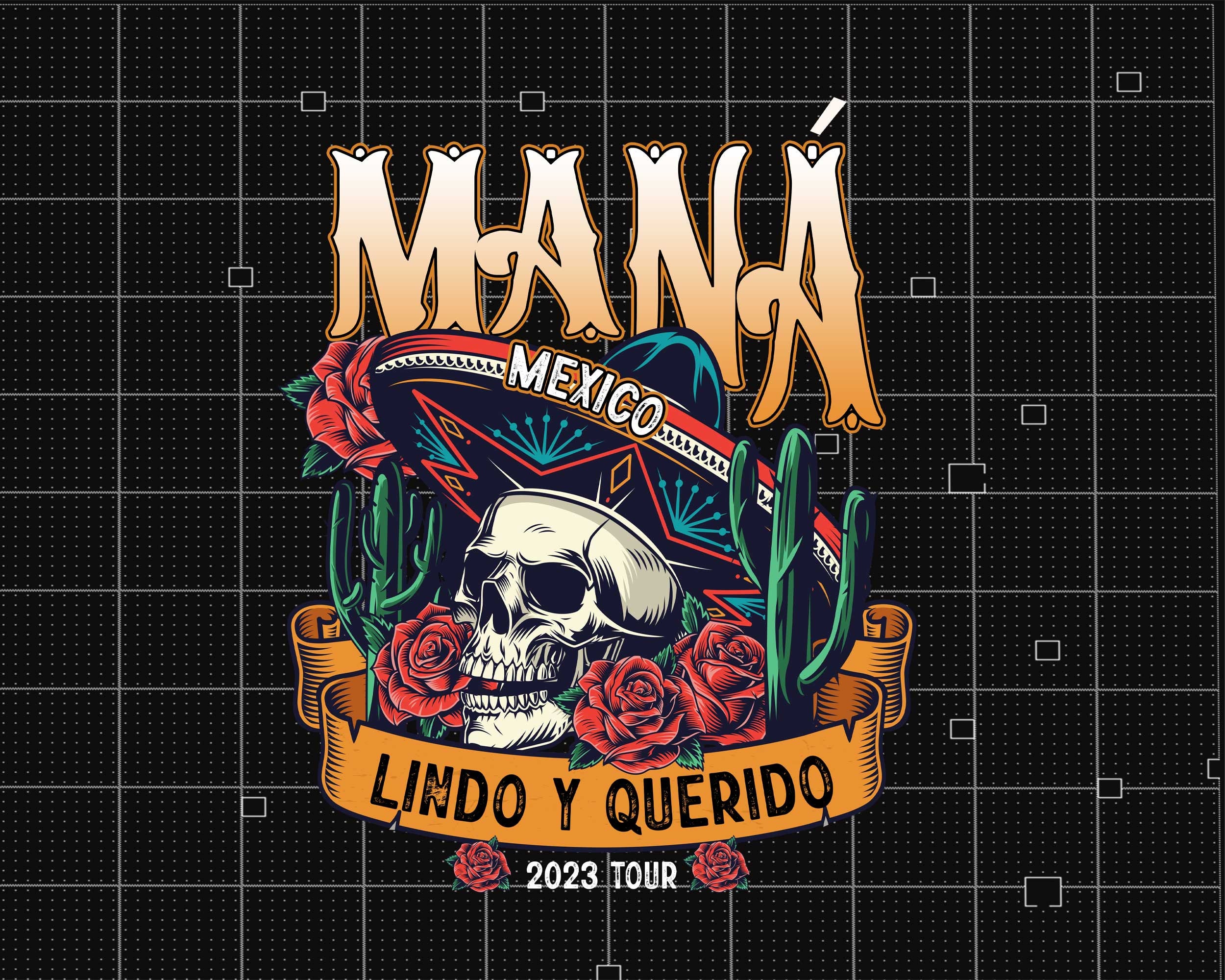 Mana Tour 2023 Png, Mana Concert, México Lindo Y Querido Tour Png