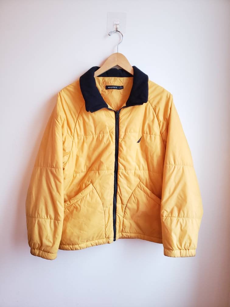 Yellow Nautica Light Puffer Jacket Men 