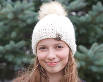 Mentally Somewhere Else Beanie White 