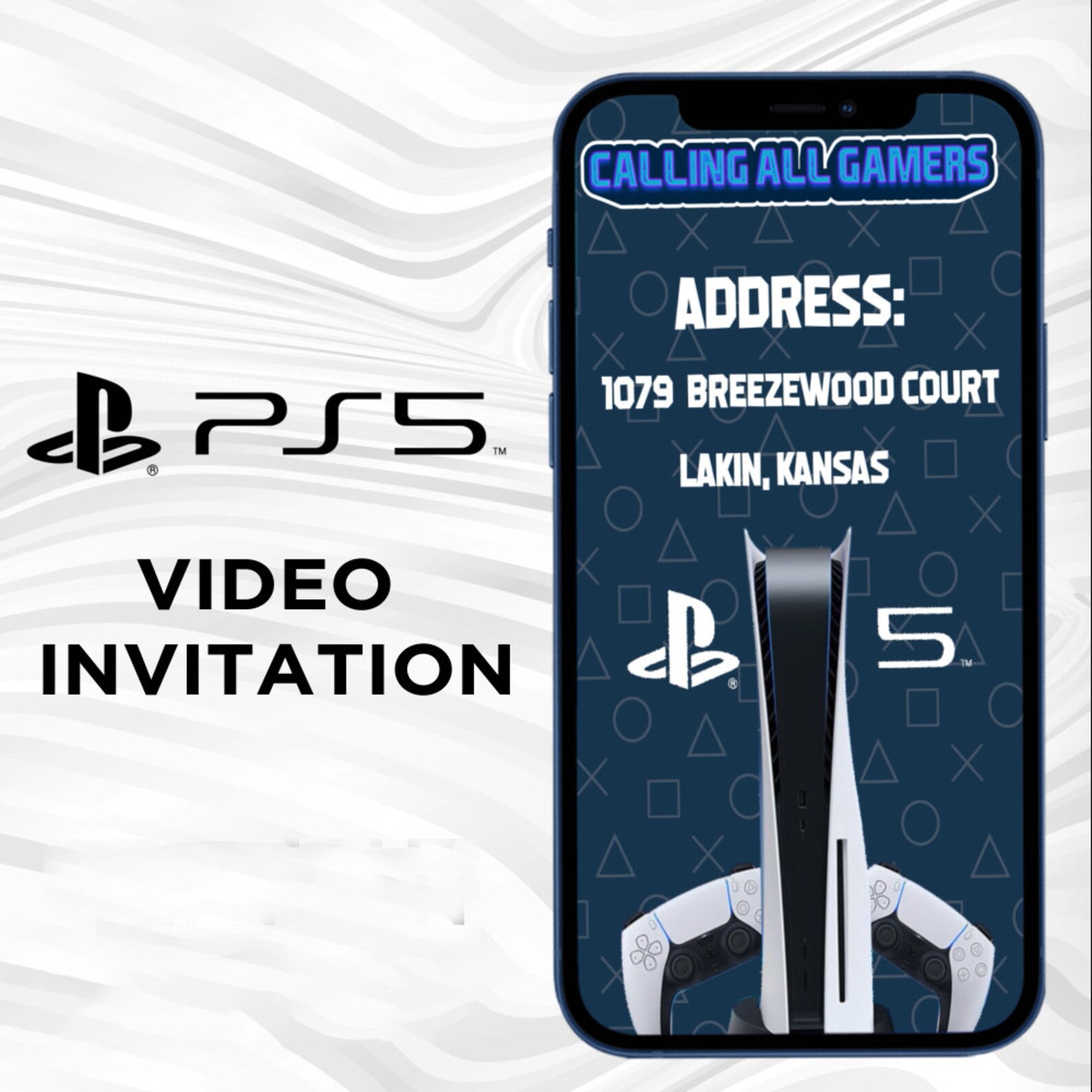 Video Game Invite Game Truck Invite Game Invitation PS5 Etsy