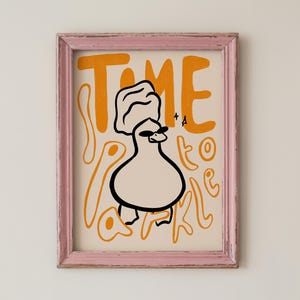 Gästebuch Wandkunst, Time to Sparkle Duck, zeitgenössischer digitaler Download