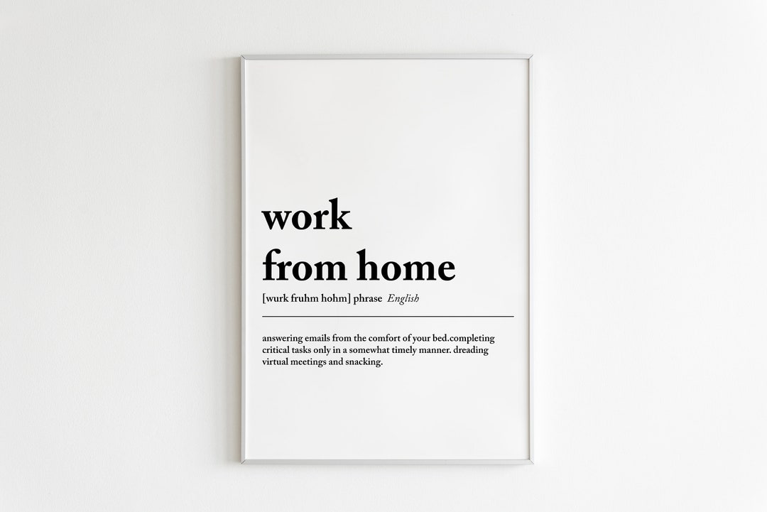 Home Office Decor Office Wall Art Work From Home Art - Etsy