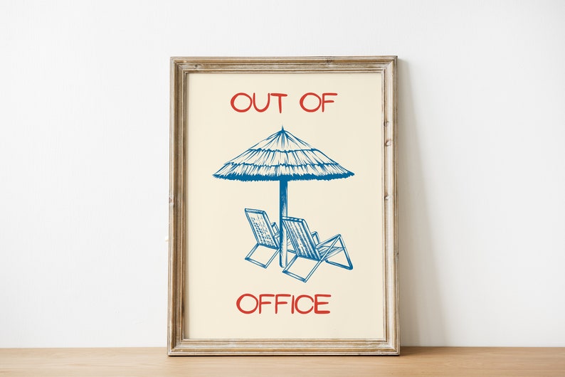 beach out of office wall decor summer vibes beachy prints vacation mode coastal living room beach house nautical decor digital download image 10