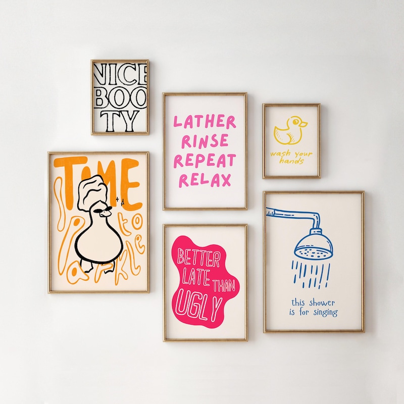 Bathroom Decor Wall Art - Etsy