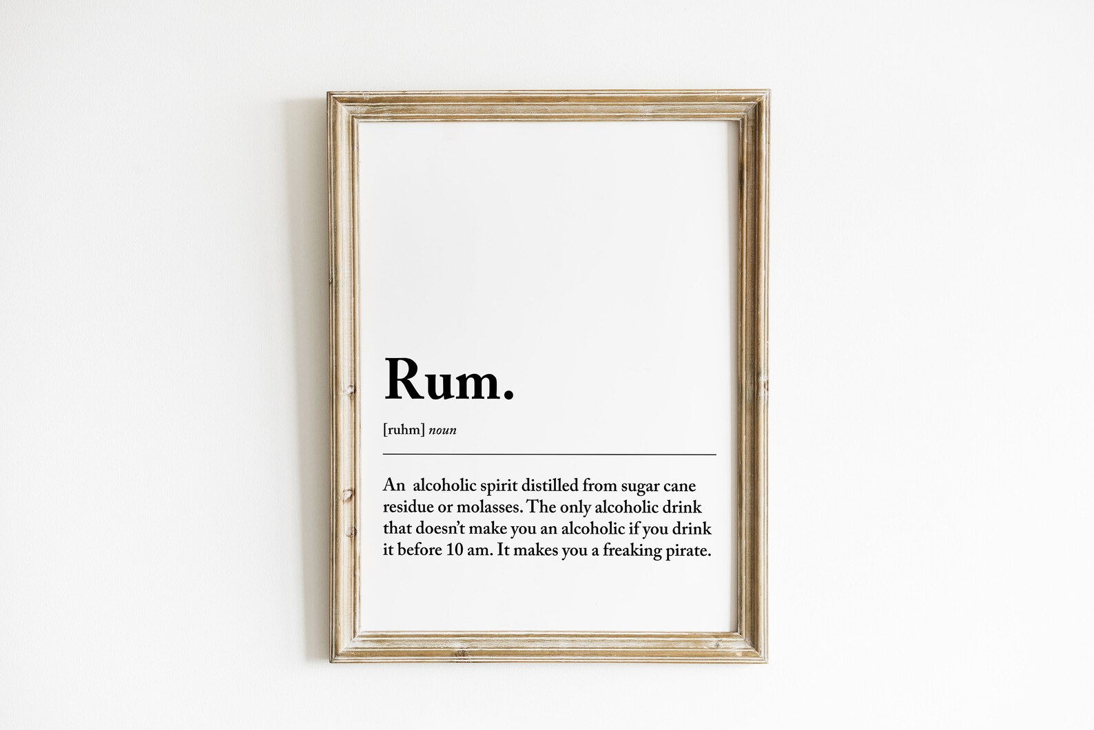 Rum Definition Wanddruck Bar Poster Küchendrucke Wohnbar Etsy.de