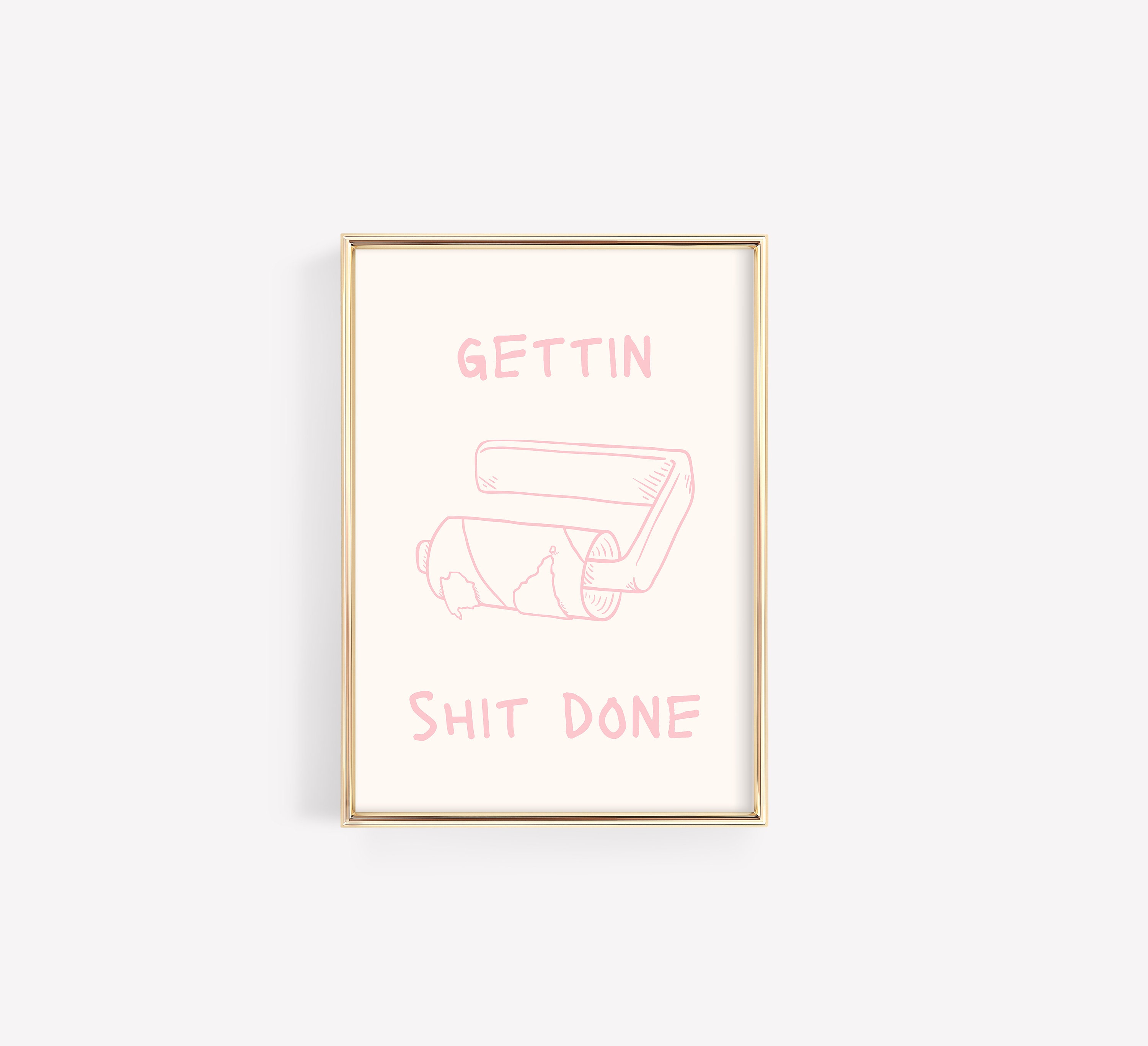 Pink Bathroom Wall Art 6 PRINTABLES Bathroom Prints Funny Bathroom ...