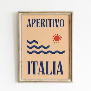 Italian Wall Art | Set of 6 Printable | Italian Wall Decor | Italian ...