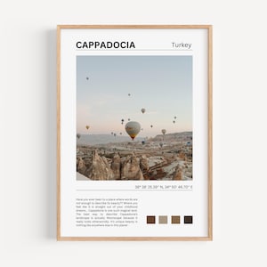 Kappadokien Print, Kappadokien Wandkunst, Kappadokien Poster, Kappadokien Foto, Kappadokien Poster Druck, Türkei Wanddekor, Türkei Poster