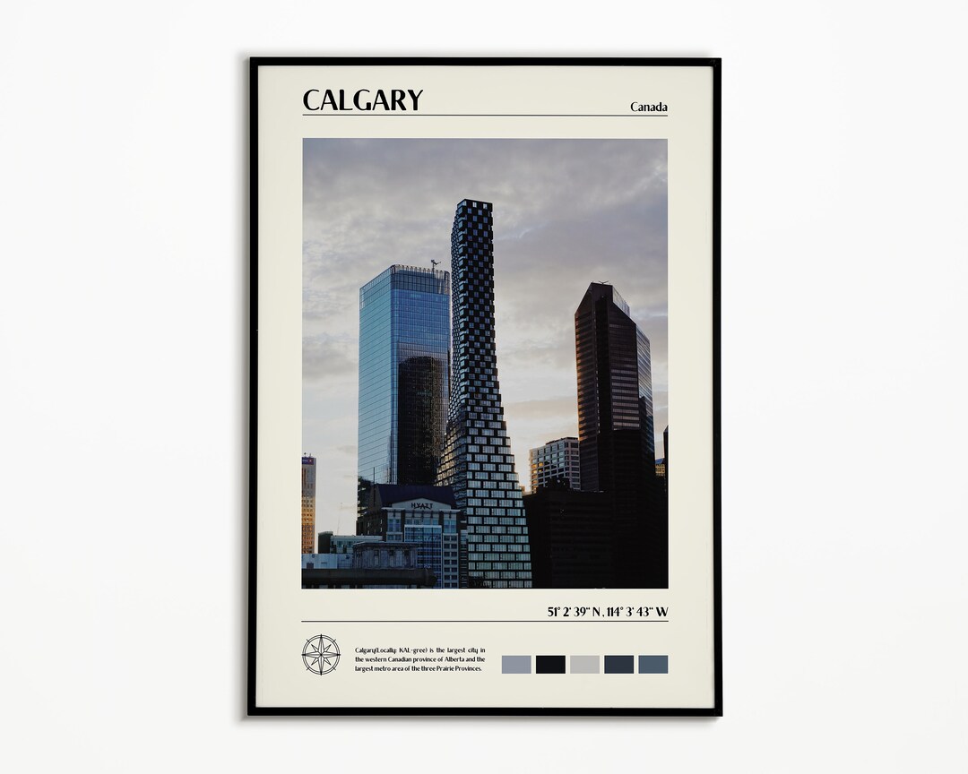 Calgary Print, Calgary Art, Calgary Poster, Calgary Photo, Calgary Wall