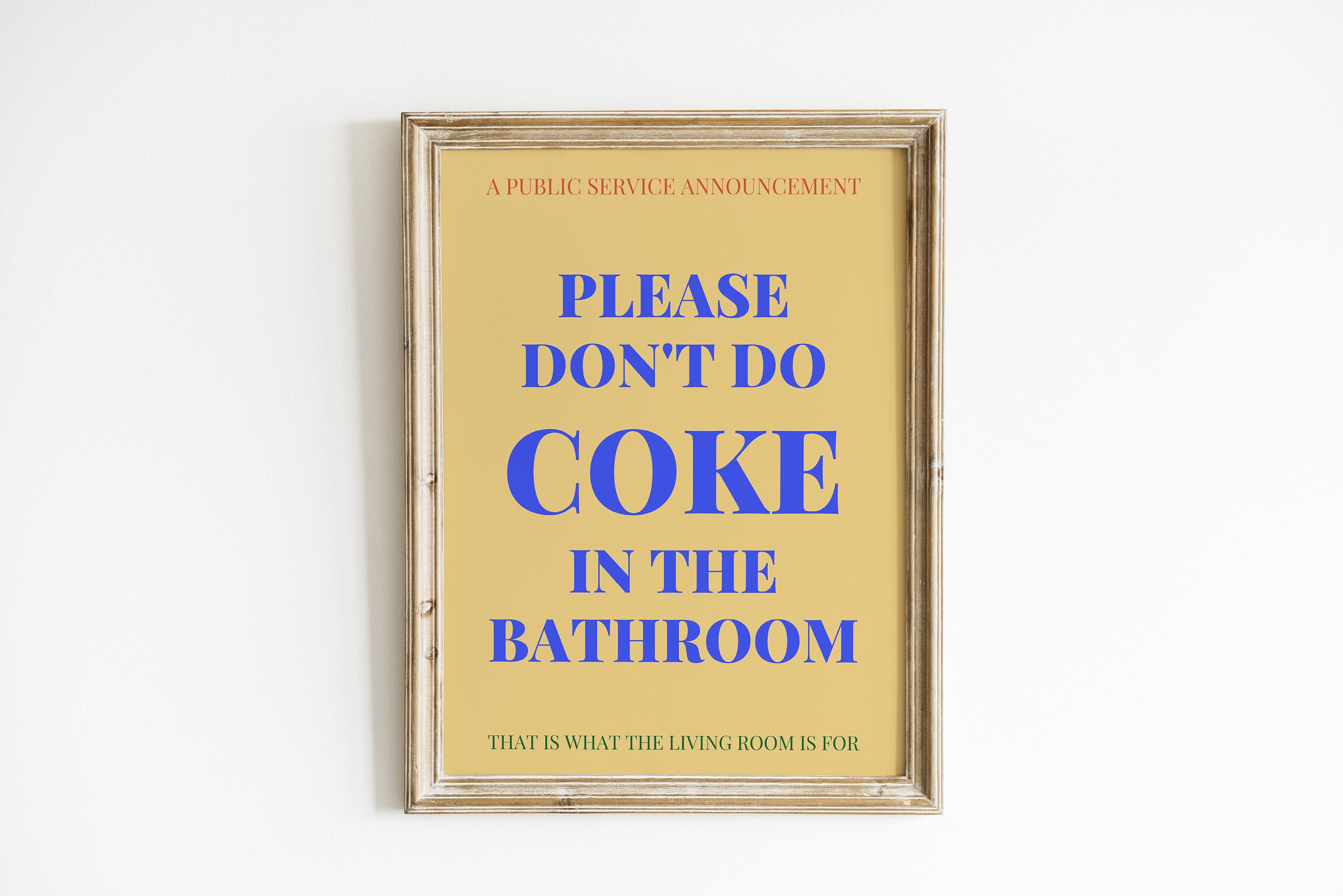 Colorful Bathroom Wall Art 6 PRINTABLES Bathroom Wall Etsy