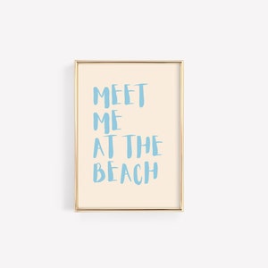 Beach Print - 6 PRINTABLES - Beach Gallery Wall Set - Beach House Decor ...