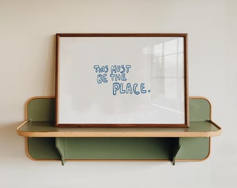 Entryway Wall Art, Playful Home Quote, Minimalist Art Print