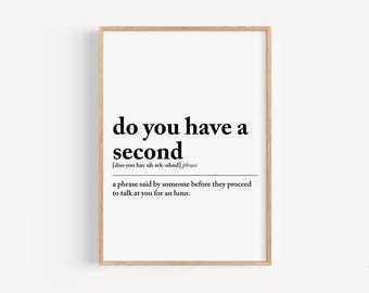 Funny Office Definition Print: Cubicle Wall Art (Digital Print)