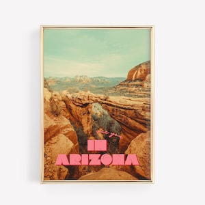 Arizona Wandbild, Trendy Arizona Wanddekor, Arizona Landschaft Poster, Arizona Poster, Arizona Druck, Arizona Geschenk Poster, digitaler Download
