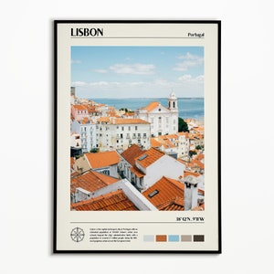 Lisbon Portugal Print: Cityscape Wall Art (Digital Download)
