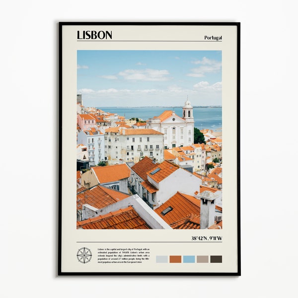 Lisbon Print, Lisbon Art, Lisbon Poster, Lisbon Photo, Lisbon Wall Decor, Portugal Print, Digital Download Printable