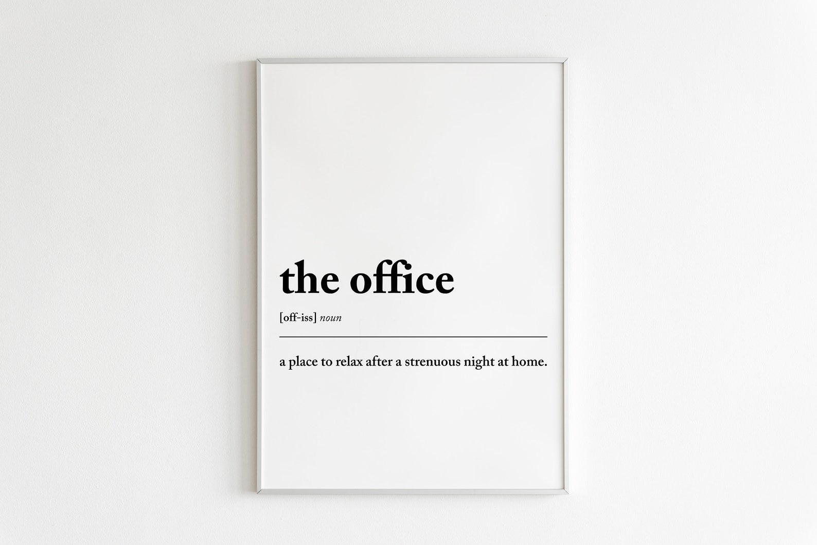 The Office Definition Print Office Gift Office Decor Printable Wall Art