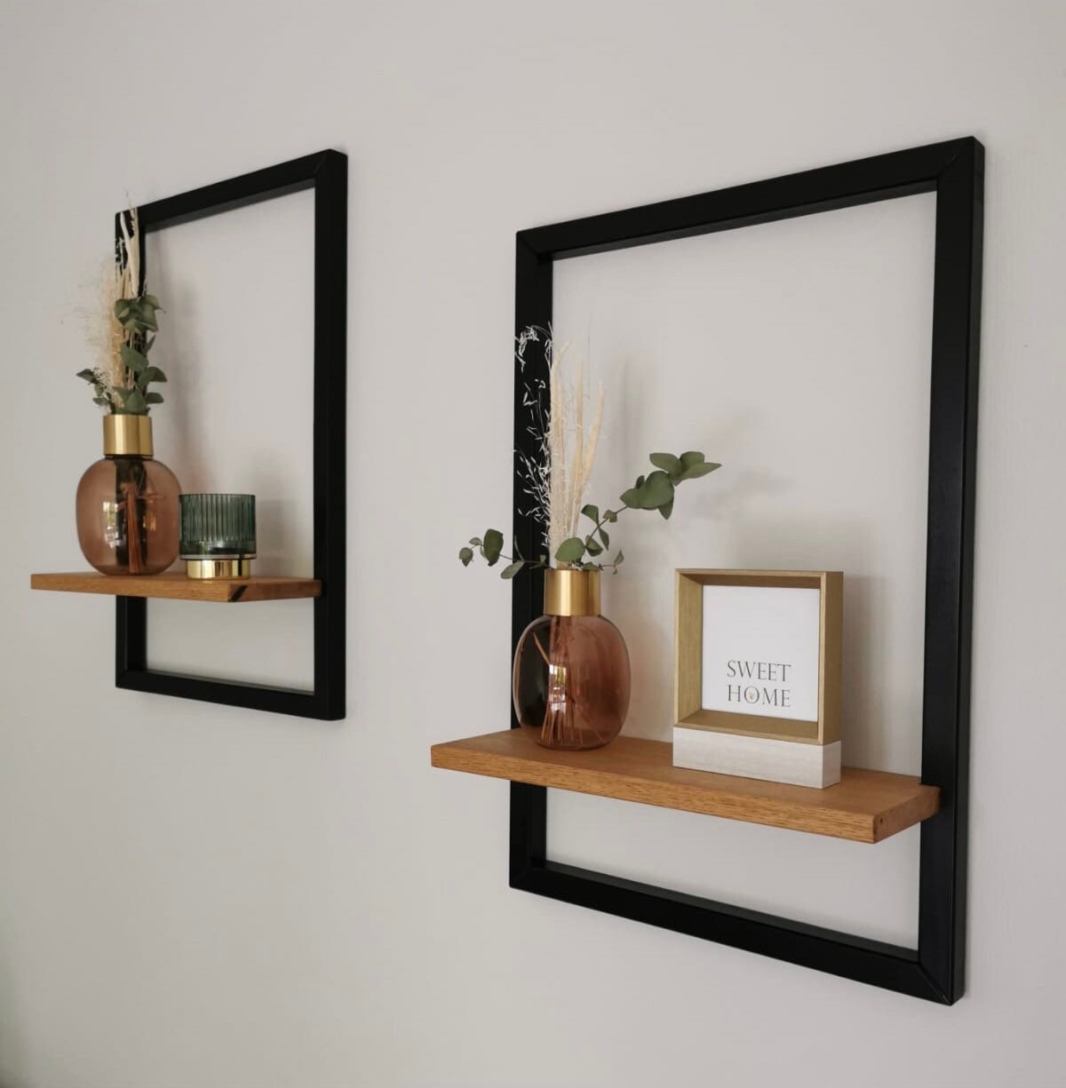 Shelf framed picture frame shelf floating shelf floating Etsy