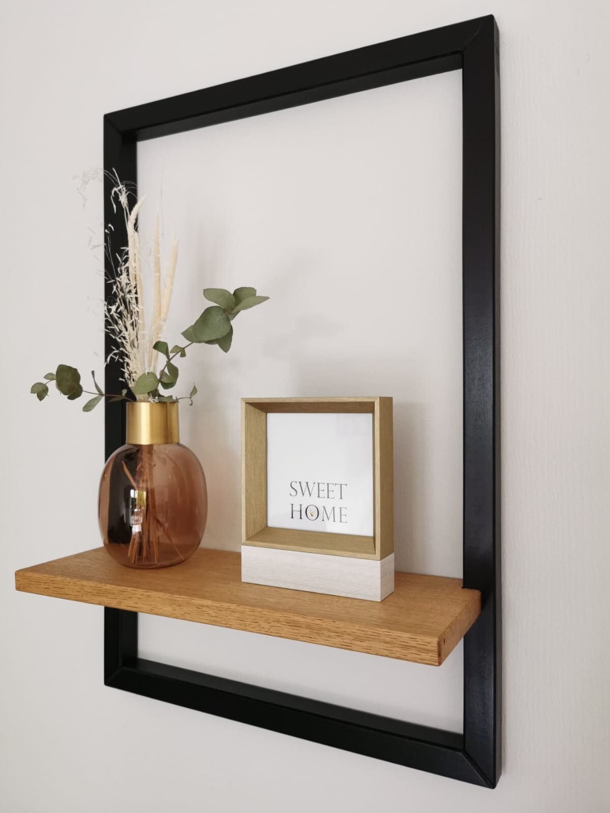 Shelf framed picture frame shelf floating shelf floating Etsy