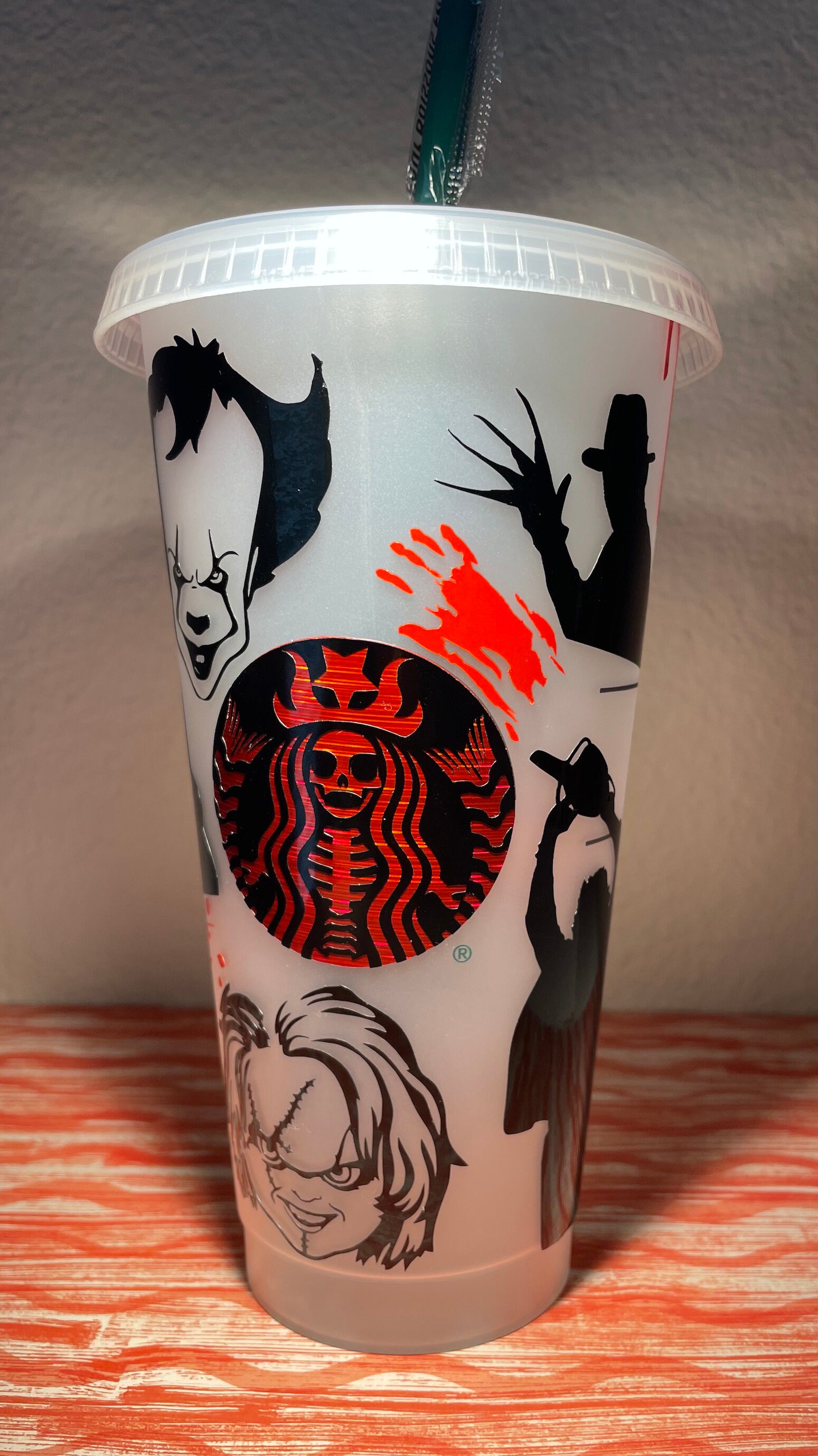 Halloween Starbucks cup Etsy