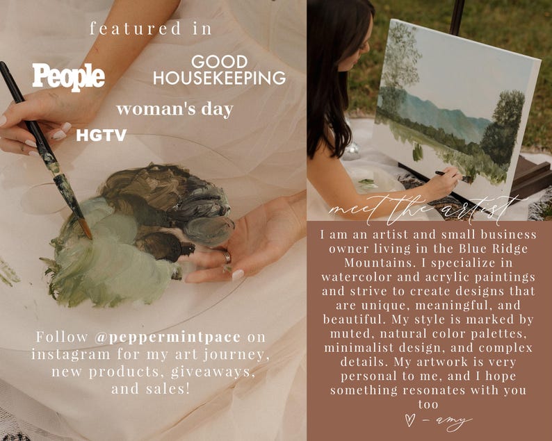 Holiday House Hand Painted Watercolor Sticker, Last Great American