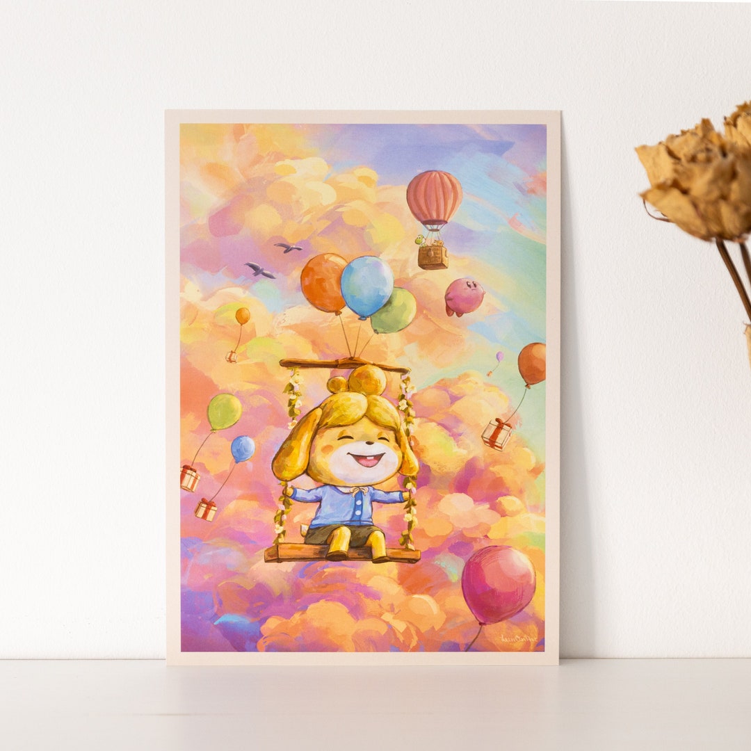 A4 // Flying Isabelle melinda, Marie Balloon Scenery, Animal Cr, Super ...