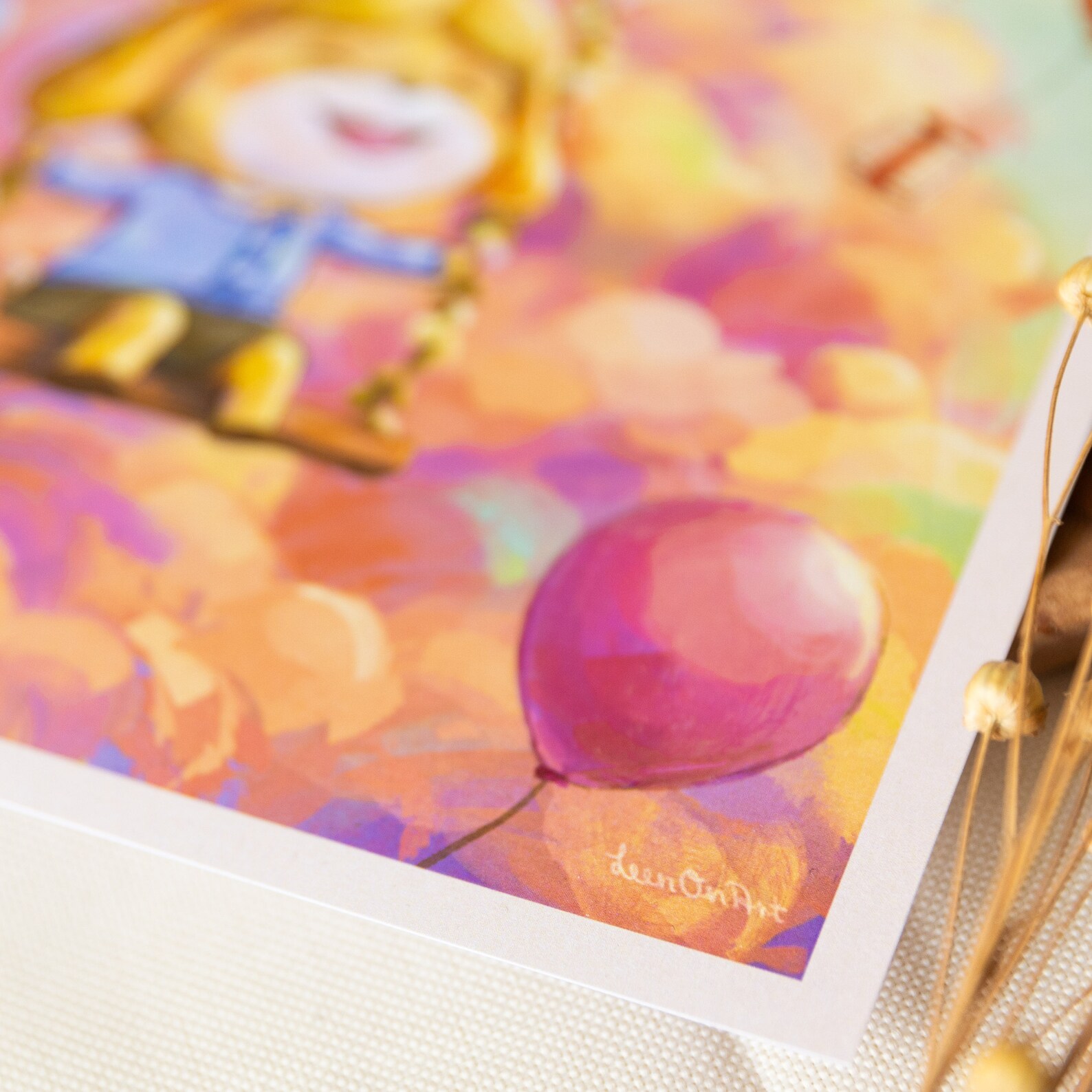 A4 // Flying Isabelle (melinda, Marie) - Balloon Scenery, Animal Cr ...