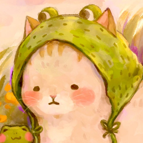 A4 // 「満月の輝くブラッキー」イラスト // ポスター、アートプリント