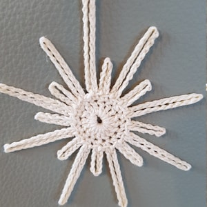 Snowflake, Star Crocheted, Christmas Star, Christmas Decoration