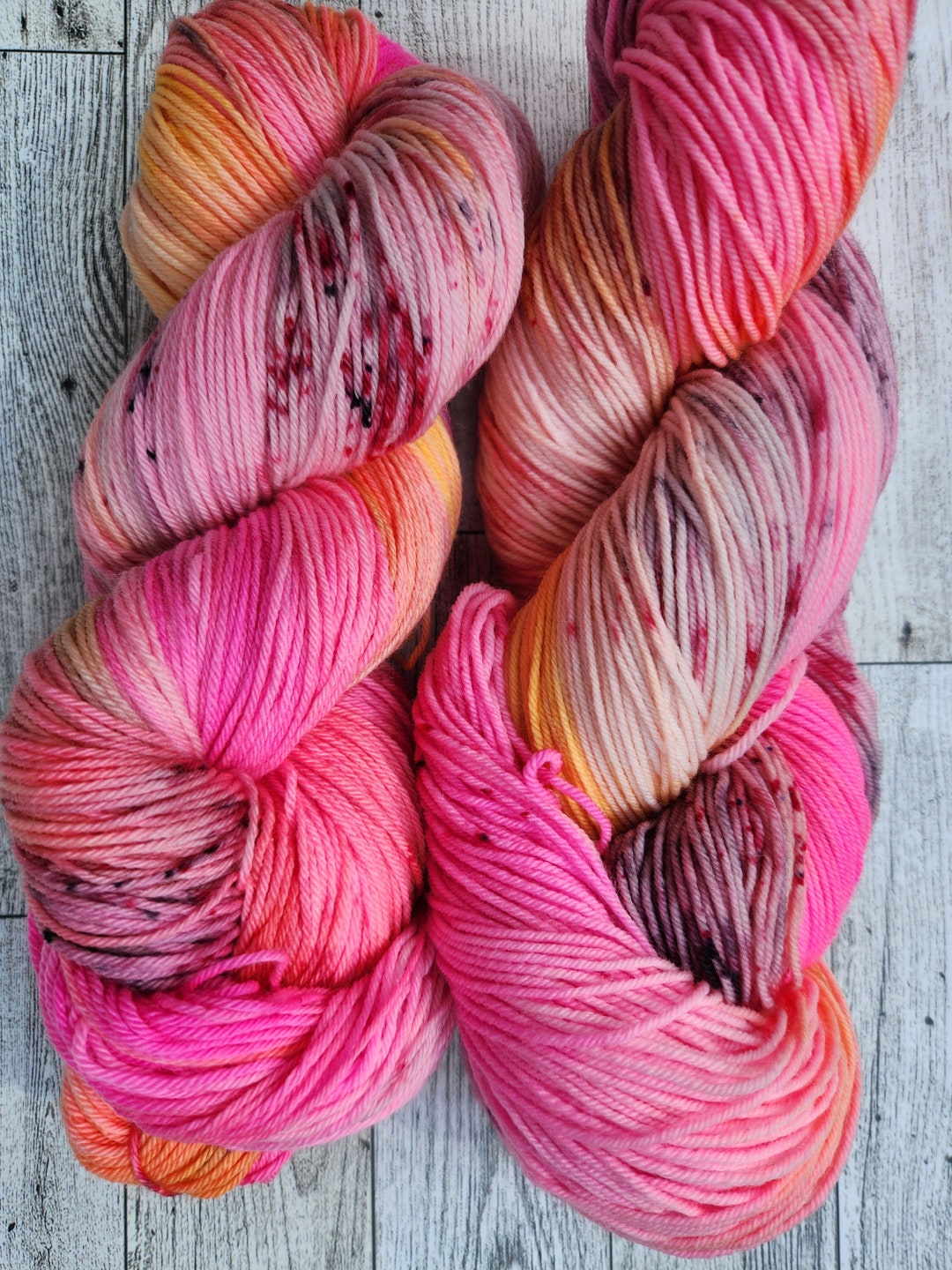 Spicy Flamingo Hand Dyed Yarn - Etsy