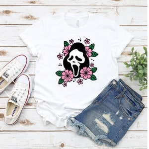 DIGITAL DOWNLOAD Scream Floral Digital Design Download for tumblers, clothing, stickers etc