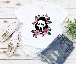 Floral Scream PNG, gobelet et design de vêtements (téléchargement numérique)