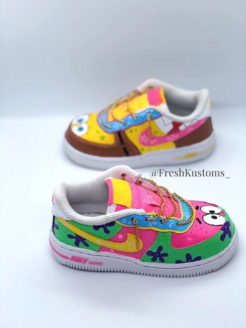 spongebob and patrick air force 1