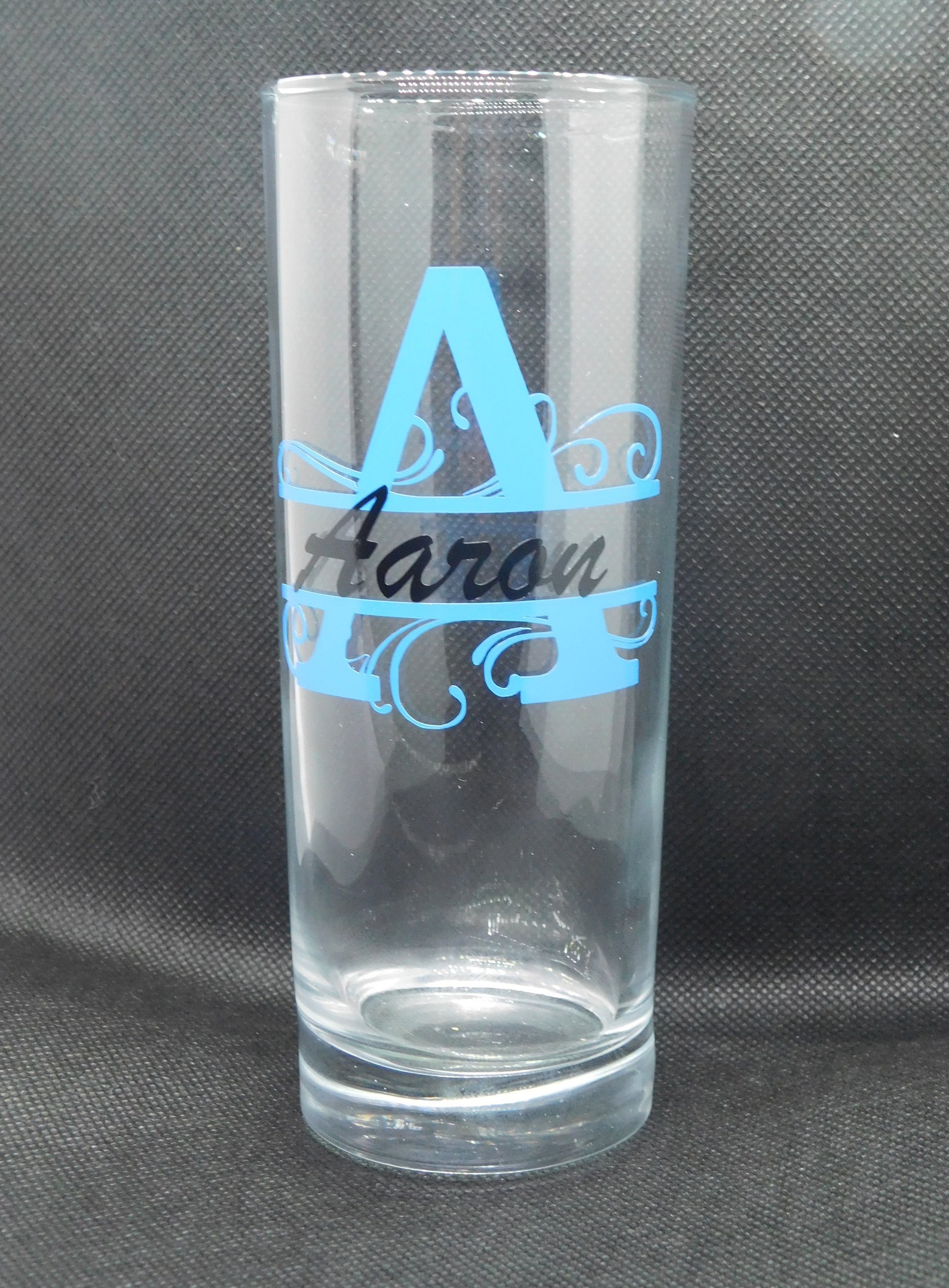 Personalised name glass wear | Etsy