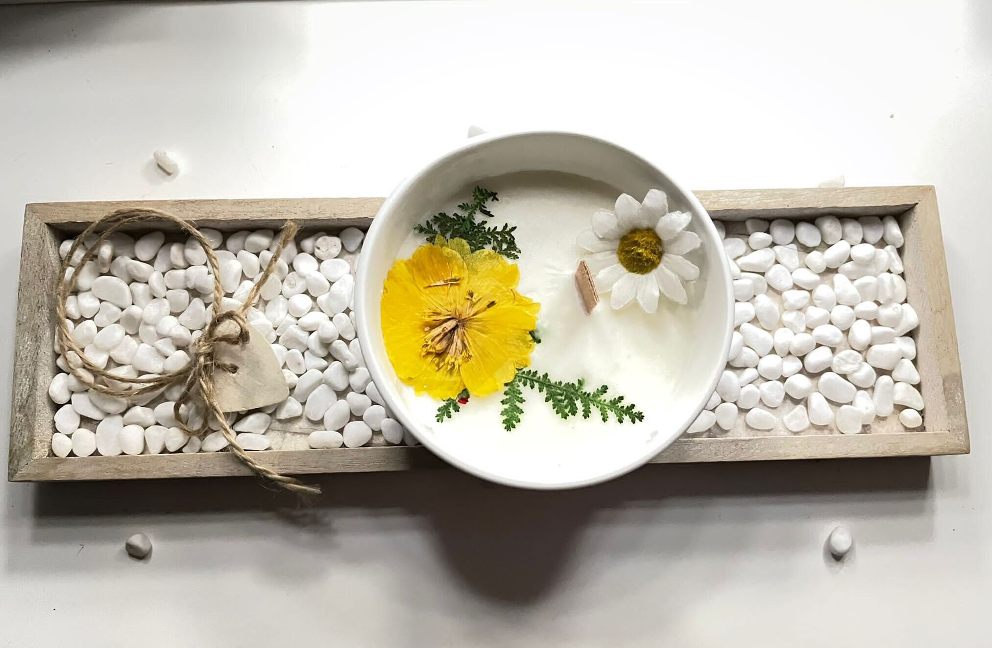 Bougie Parfumée Fleurs Séchées