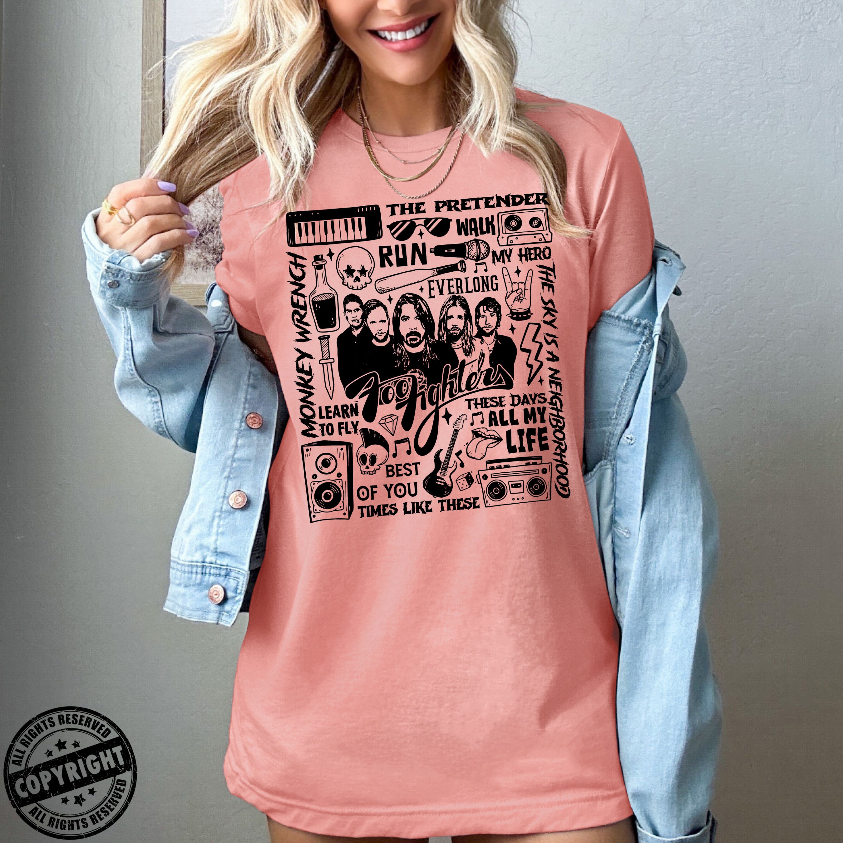 Foo Fighters Shirt Foo Fighters Tour 2023 Everything or Etsy Canada