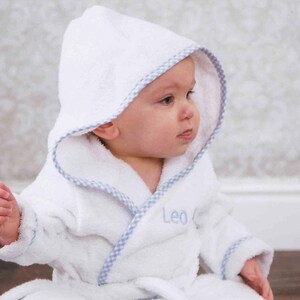 Baby dressing gown boy sales