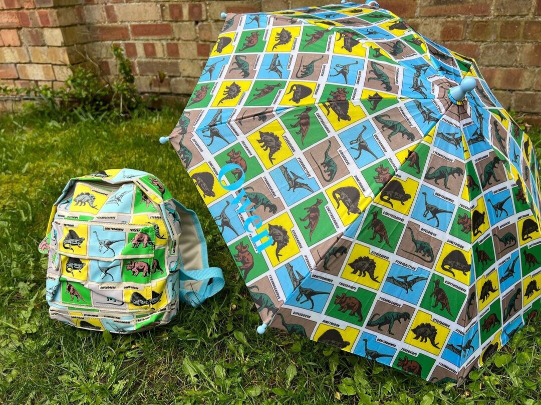 Babyhug  Umbrella  Dino Print - Multicolor