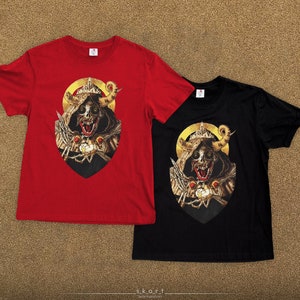 The Lich Color Adventure Time T-Shirt by s_k_a_r_t, Dark Aesthetic Art Creepy Shirt Gothic Artwork Tee Best Printed Gift for Birthday