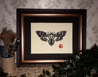 Death Head Moth Print