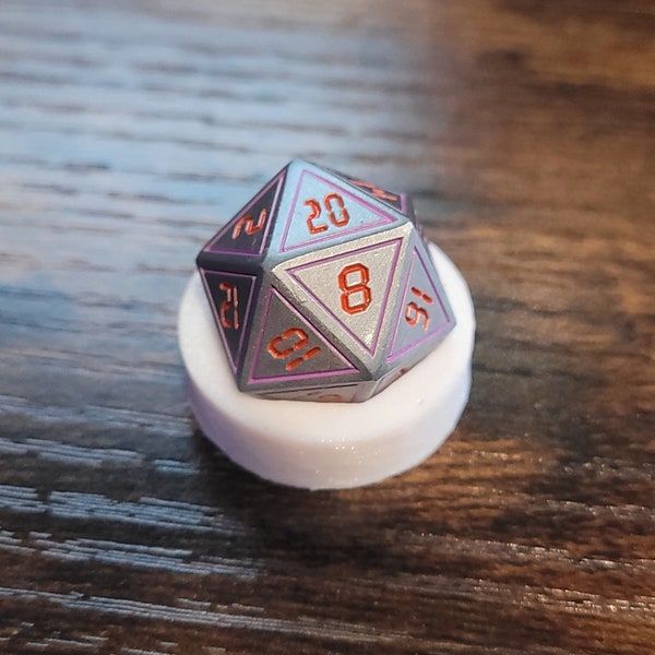 D20 Dice Holder STL File for 3D Printing - perfect for d&d dnd pathfinder and other ttrpgs rpgs