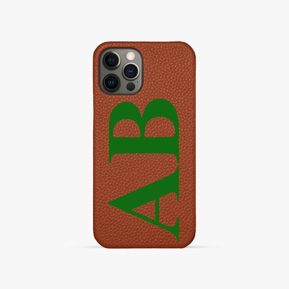 Pebble Leather Personalised Iphone 11 Case Leather Personalised