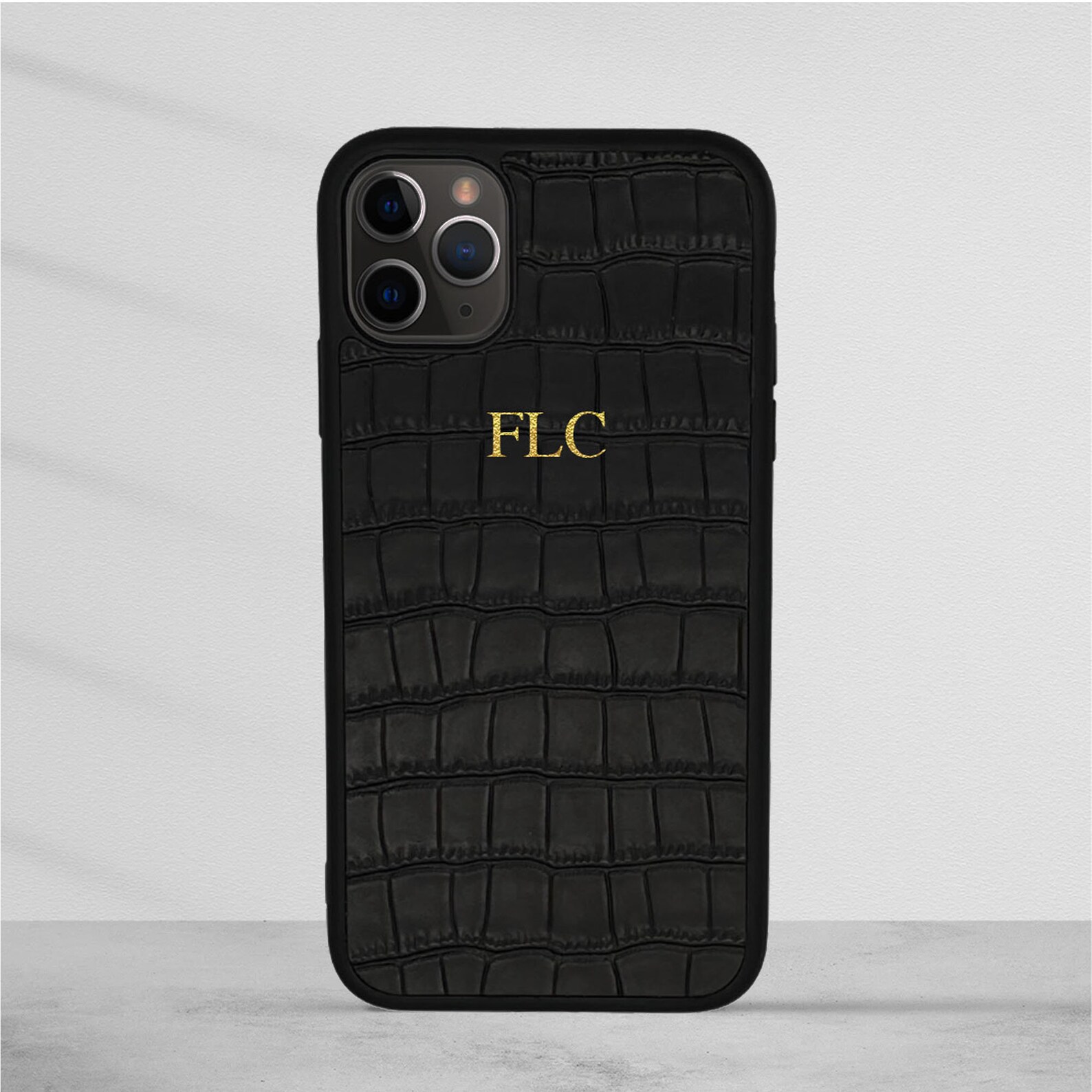 Luxury Personalised Croc Leather Phone Case iPhone 11 11 Etsy