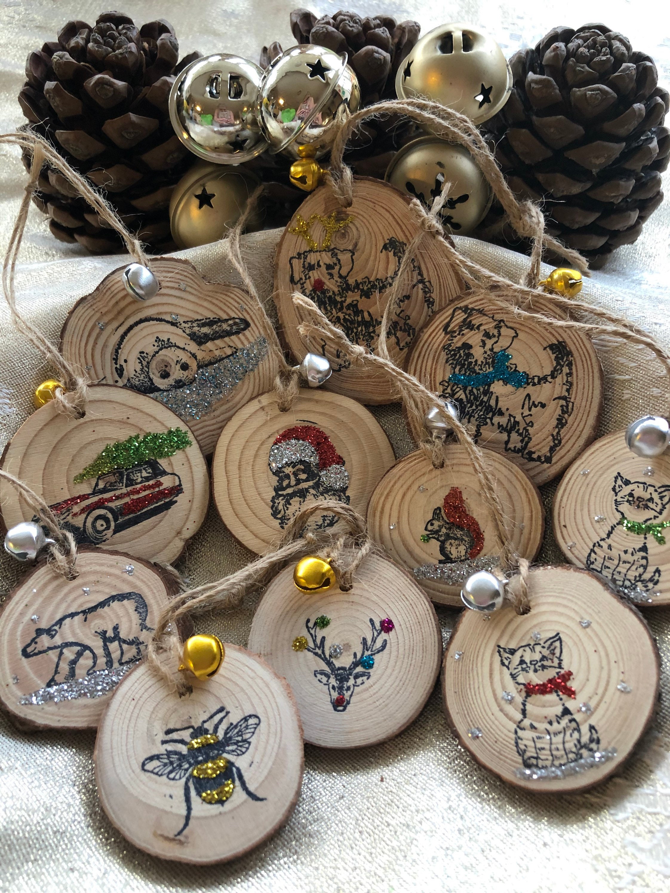 Handmade Christmas Decorations  Etsy UK