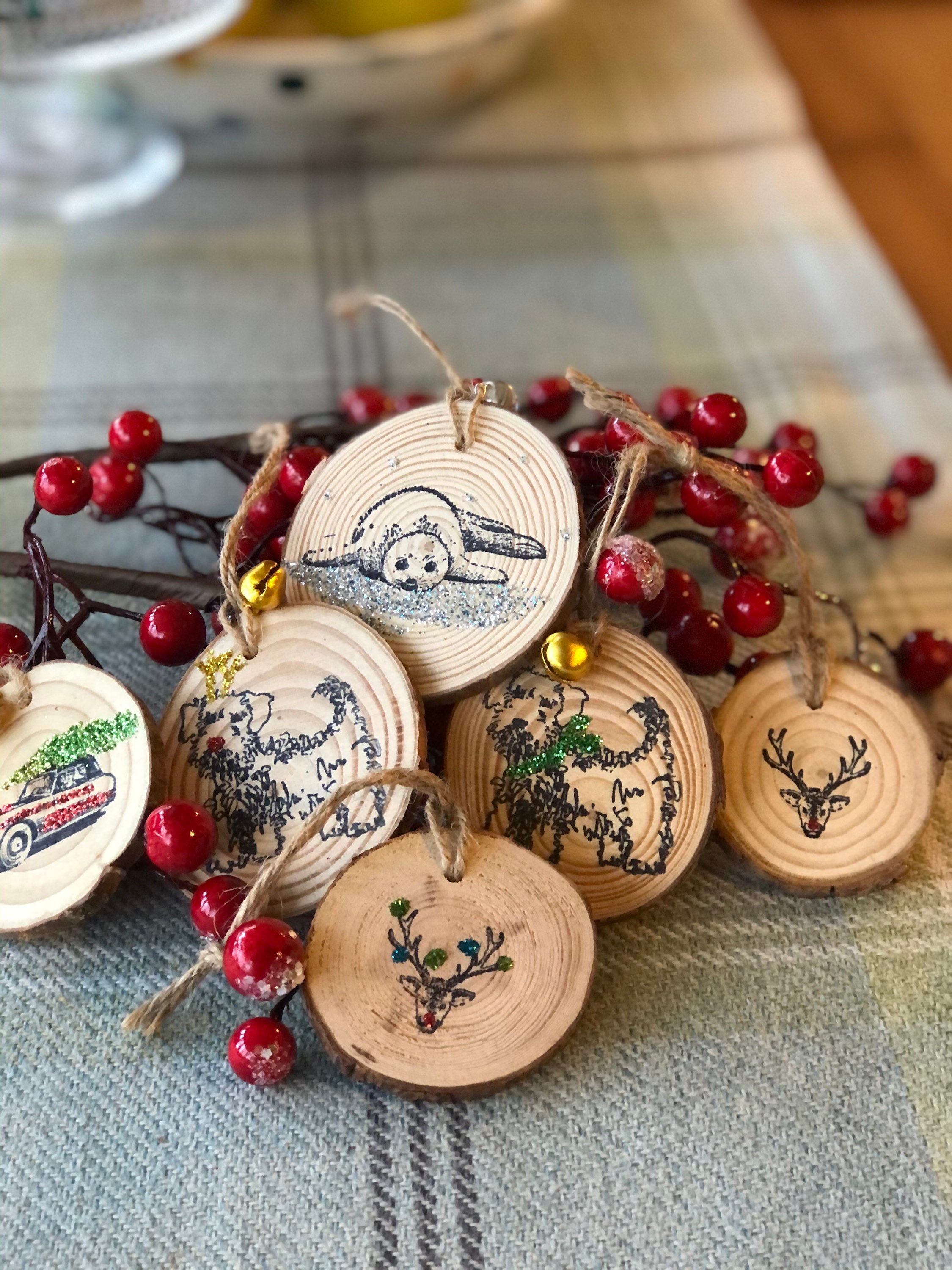 Handmade Christmas Decorations Etsy UK