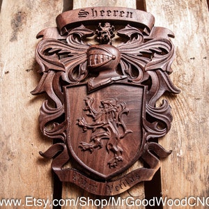 Shereen Family Crest | Coat of Arms | Personalized Wedding Gift | Family history | Groomsman
